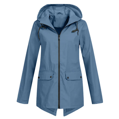 Violita - Waterdichte trenchcoat met rits voor dames