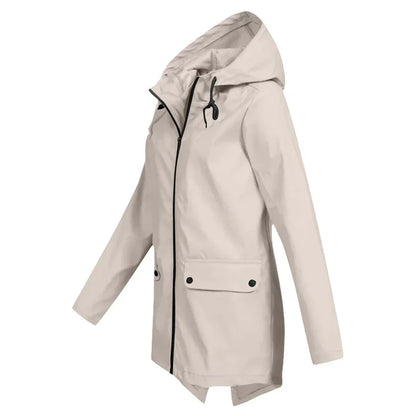 Violita - Waterdichte trenchcoat met rits voor dames