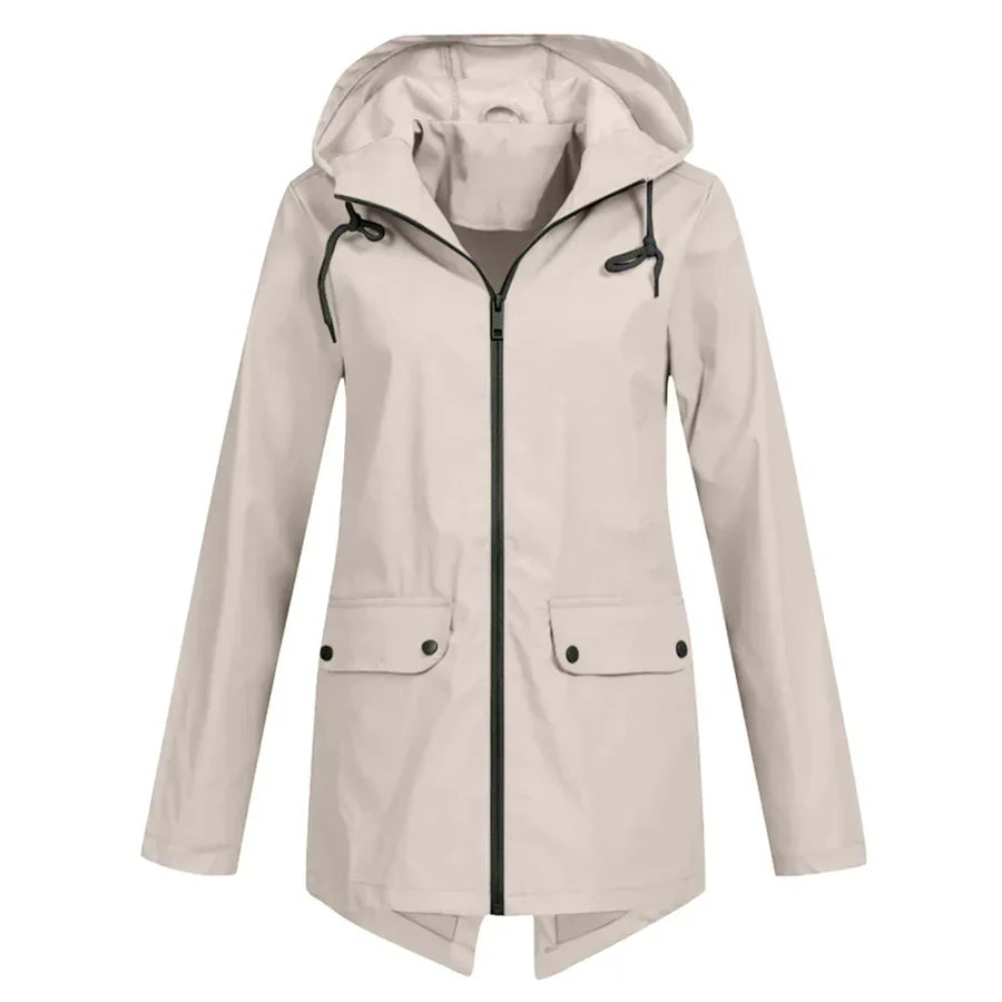 Violita - Waterdichte trenchcoat met rits voor dames