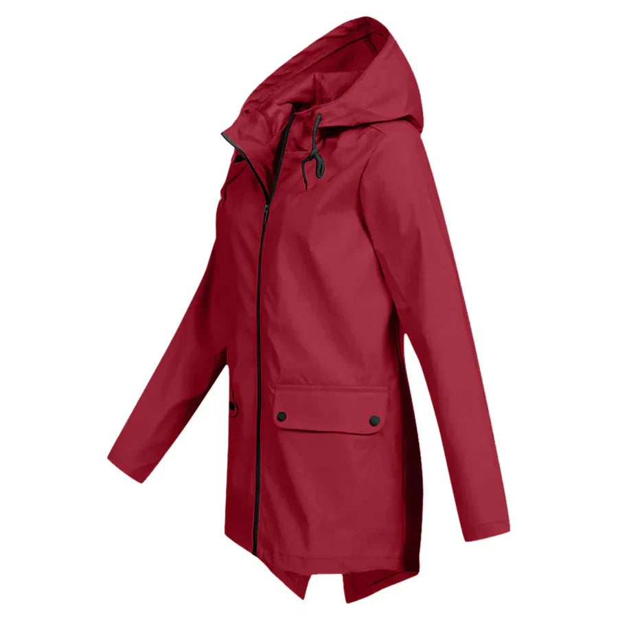 Violita - Waterdichte trenchcoat met rits voor dames