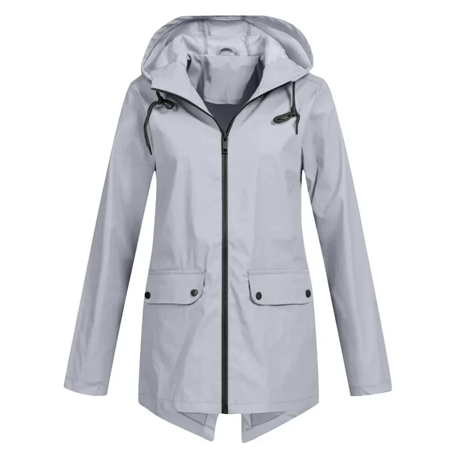 Violita - Waterdichte trenchcoat met rits voor dames