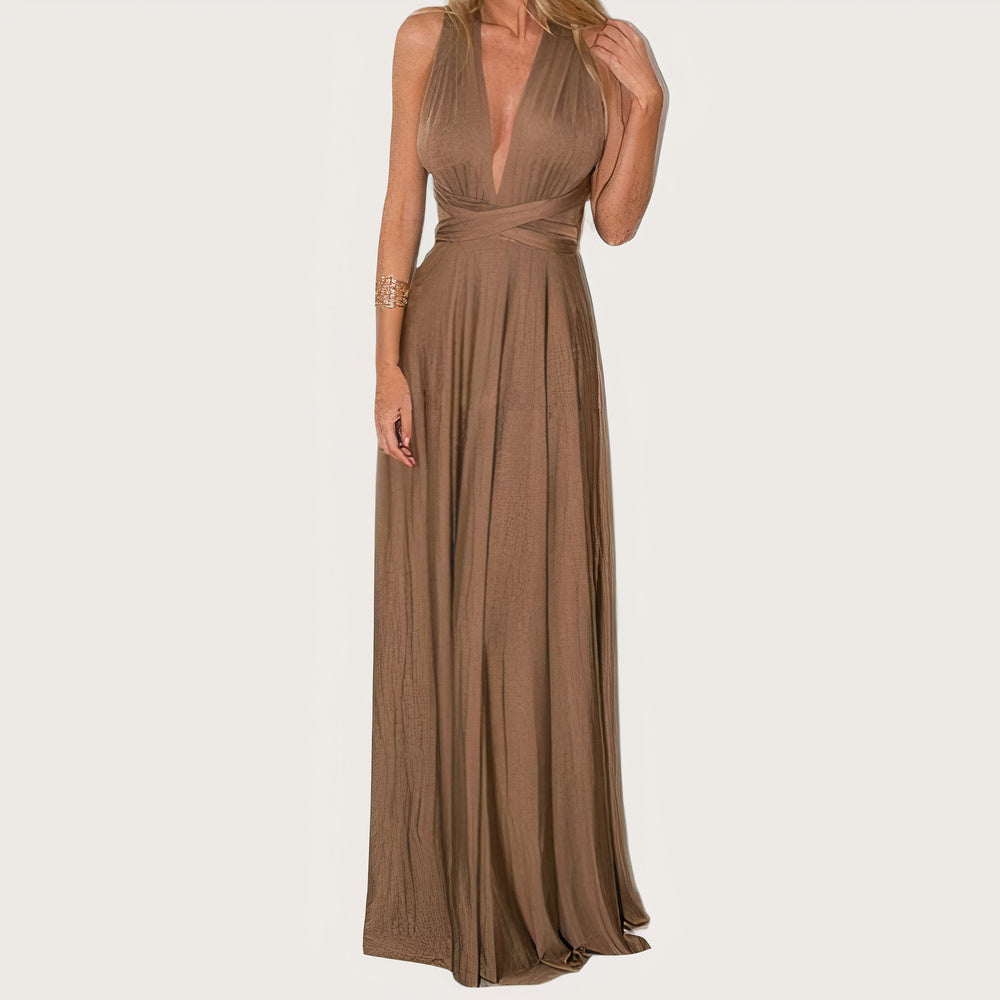 Hester - Elegante Maxi Jurk met Vloerlange Pasvorm