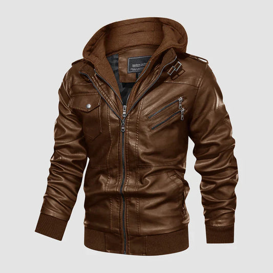 Cliff - Stoere Leren Motorjacke voor Avonturiers