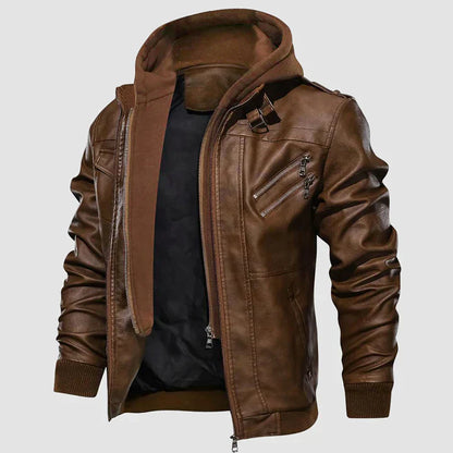 Cliff - Stoere Leren Motorjacke voor Avonturiers