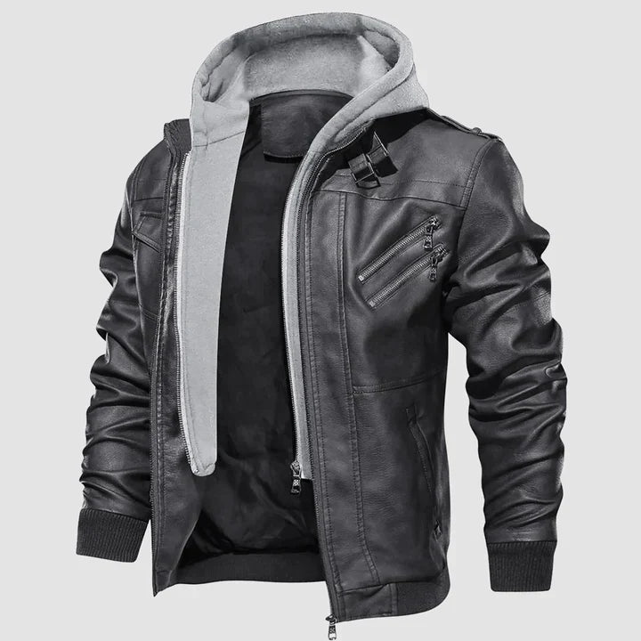 Cliff - Stoere Leren Motorjacke voor Avonturiers