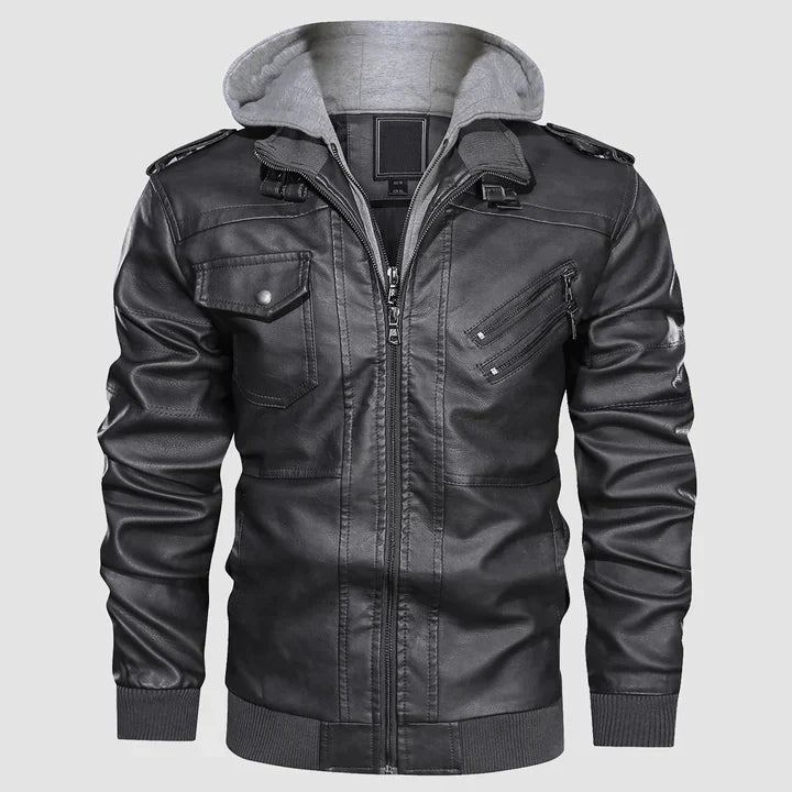 Cliff - Stoere Leren Motorjacke voor Avonturiers