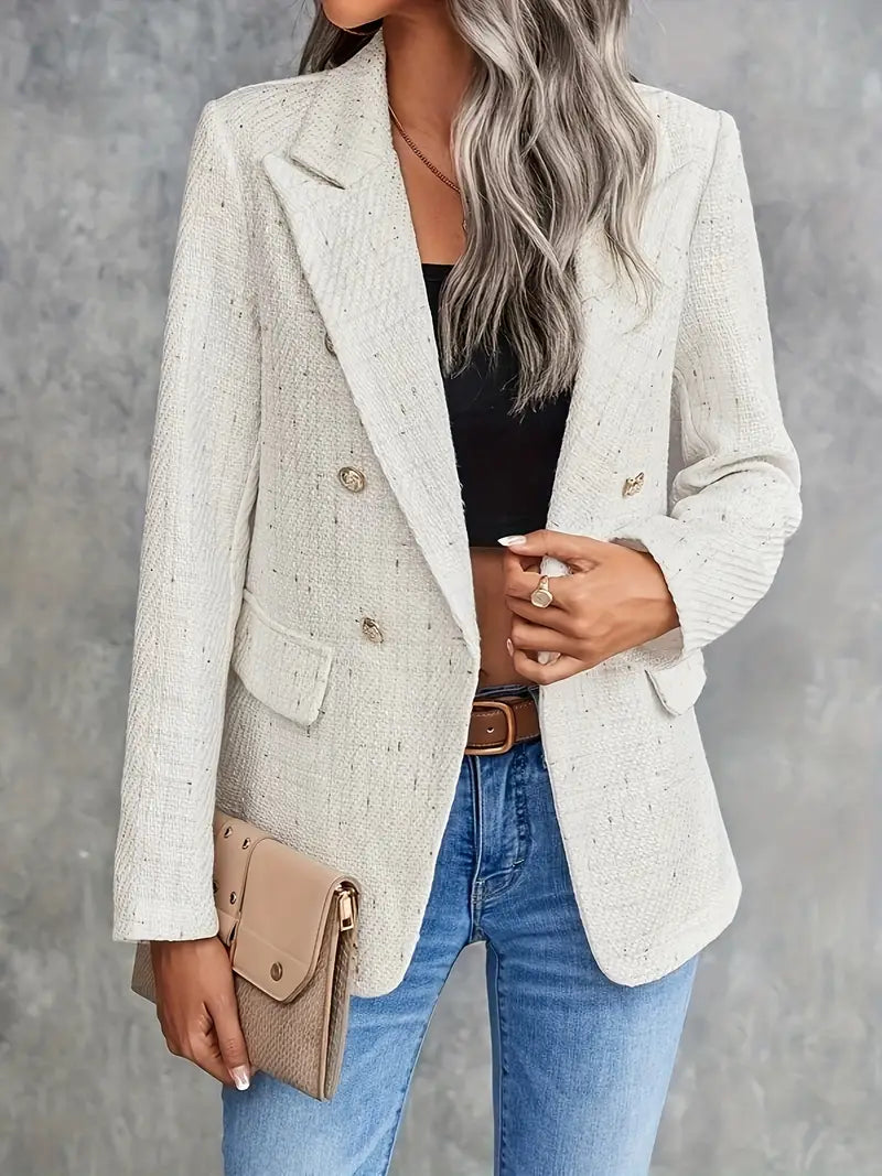 Alice - Stijlvolle tweed blazer voor dames, perfect voor elke gelegenheid