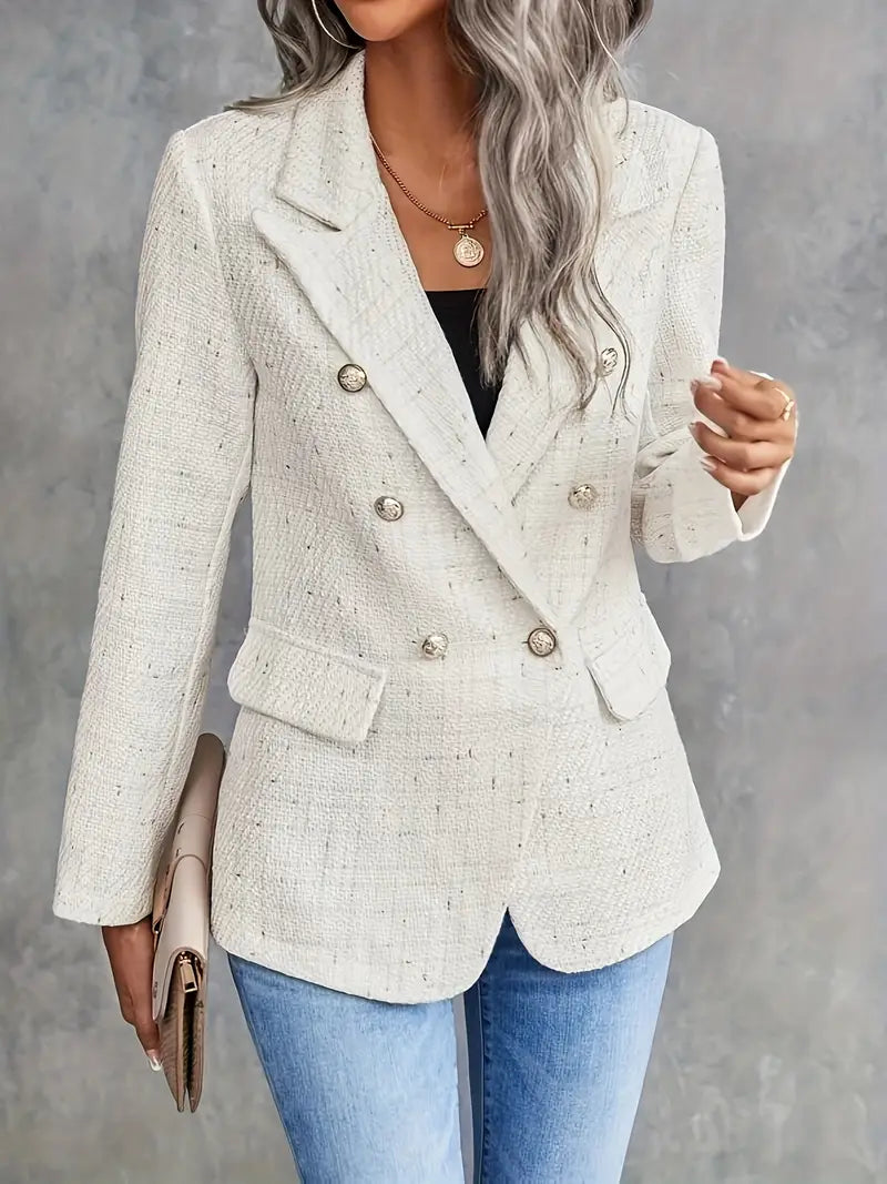 Alice - Stijlvolle tweed blazer voor dames, perfect voor elke gelegenheid