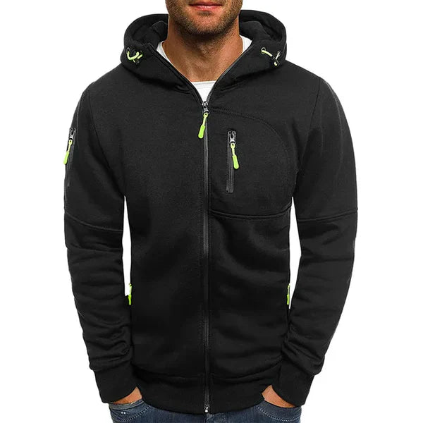 Flexa - Stijlvolle tech-fleece jas voor heren