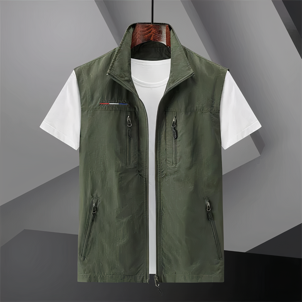 Maven - Trendy multi-pocket vest voor heren