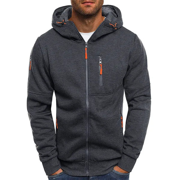 Flexa - Stijlvolle tech-fleece jas voor heren