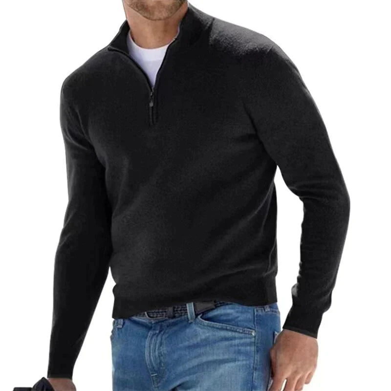 Jorrit - Trendy Reißverschluss Pullover voor Mannen