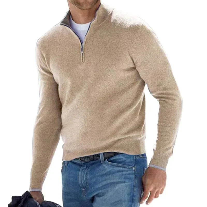 Jorrit - Trendy Reißverschluss Pullover voor Mannen