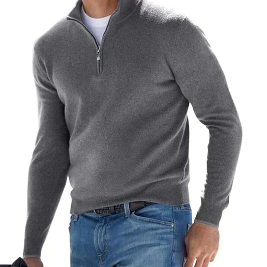 Jorrit - Trendy Reißverschluss Pullover voor Mannen