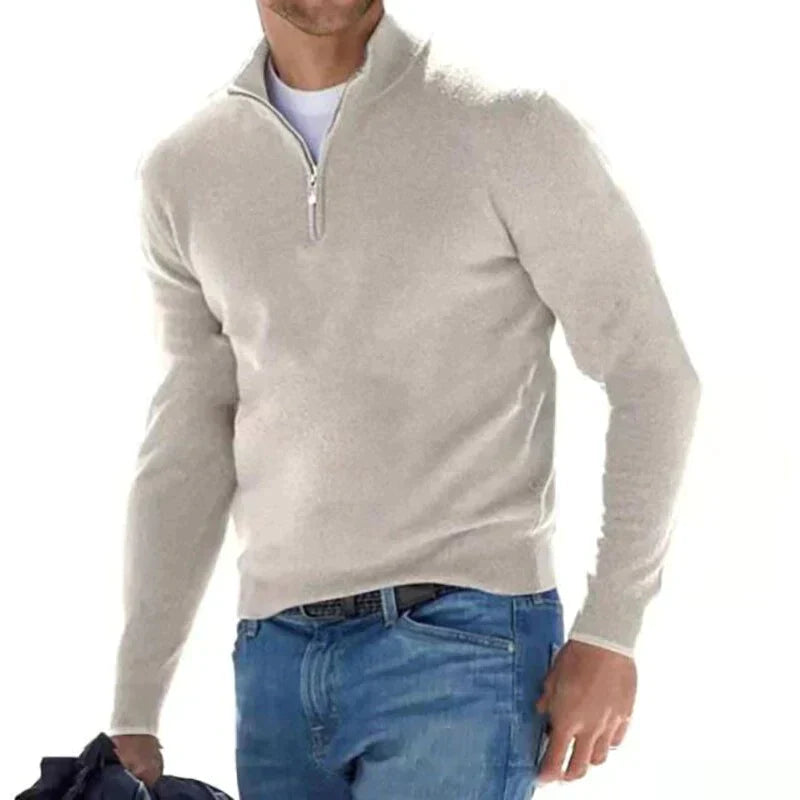 Jorrit - Trendy Reißverschluss Pullover voor Mannen