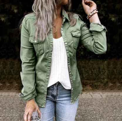 Katya - Trendy jeansjacke voor dames