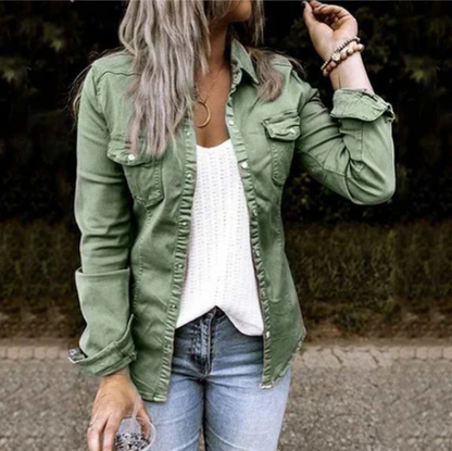 Katya - Trendy jeansjacke voor dames