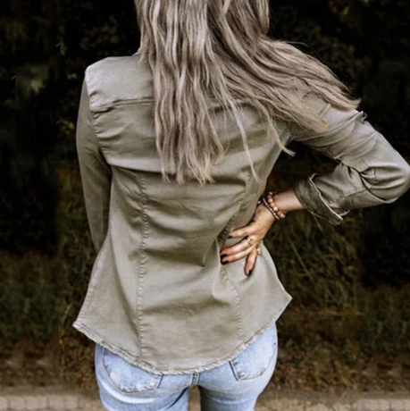 Katya - Trendy jeansjacke voor dames