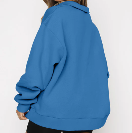 Elodie - Trendy Sweatshirt met Kraag voor Dames