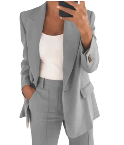 Goldina - Stijlvol Blazer-Set met Jacket en Broek voor Dames