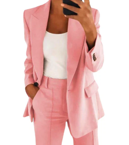 Goldina - Stijlvol Blazer-Set met Jacket en Broek voor Dames