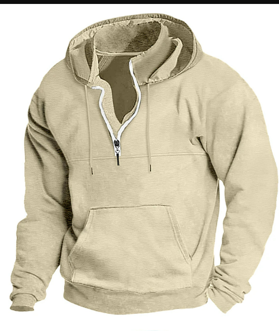 Bastian - Casual pullover hoodie voor een relaxte stijl