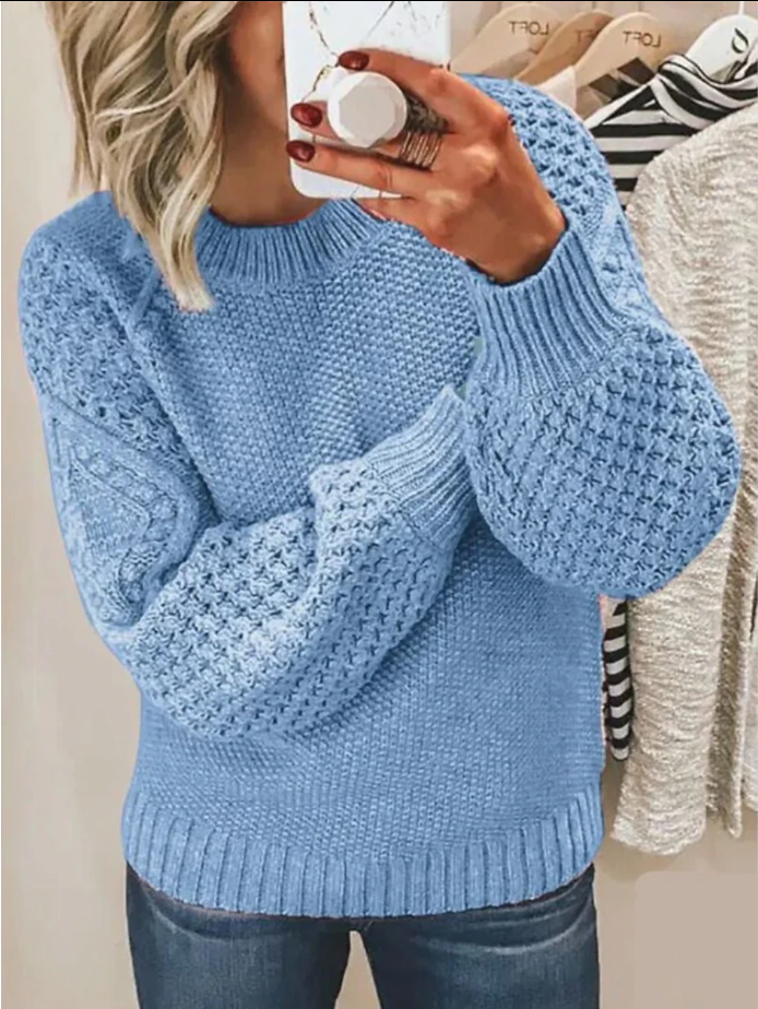 Fiene – Comfortabele ribgebreide sweater voor een casual look