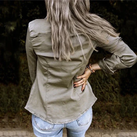 Katya - Trendy jeansjacke voor dames