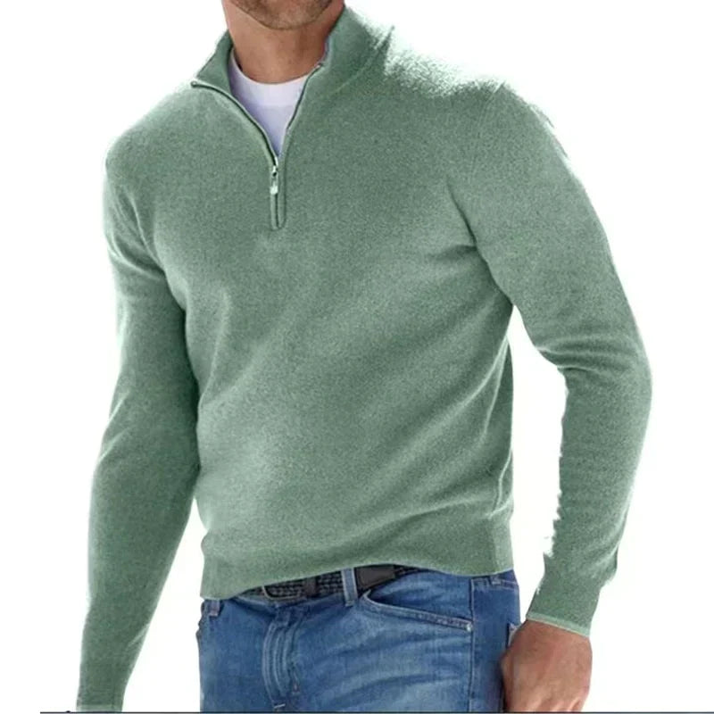 Jorrit - Trendy Reißverschluss Pullover voor Mannen