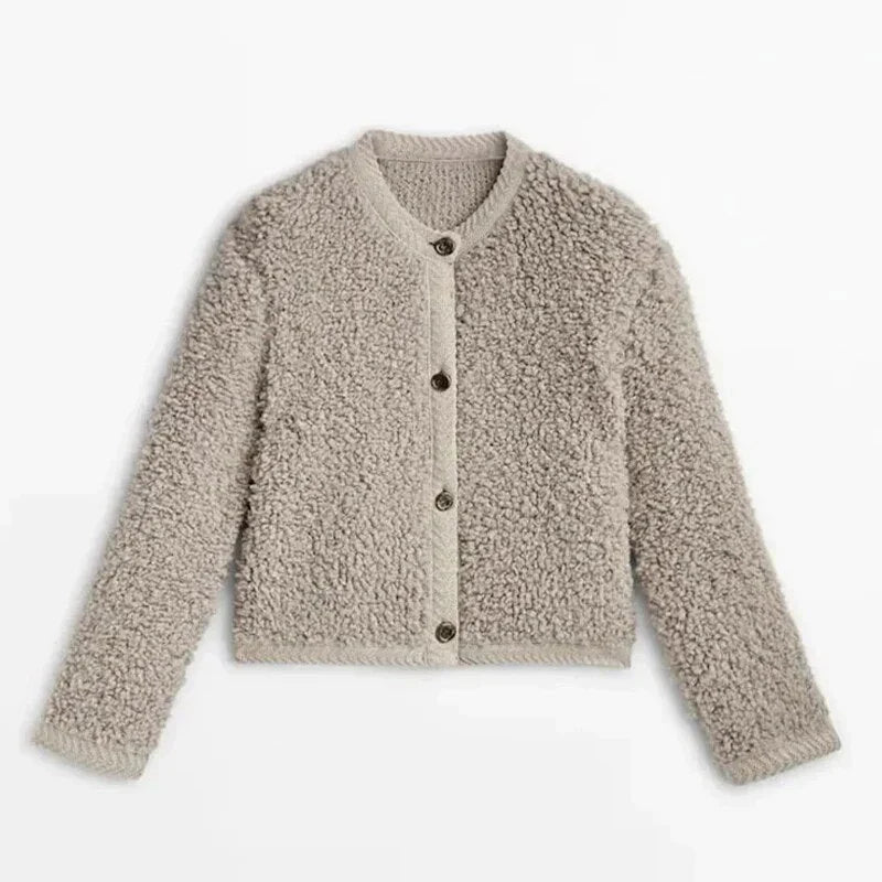 Guinevieve - Zachte teddy cardigan voor dames