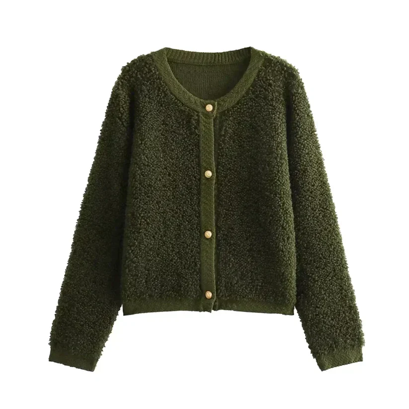 Guinevieve - Zachte teddy cardigan voor dames