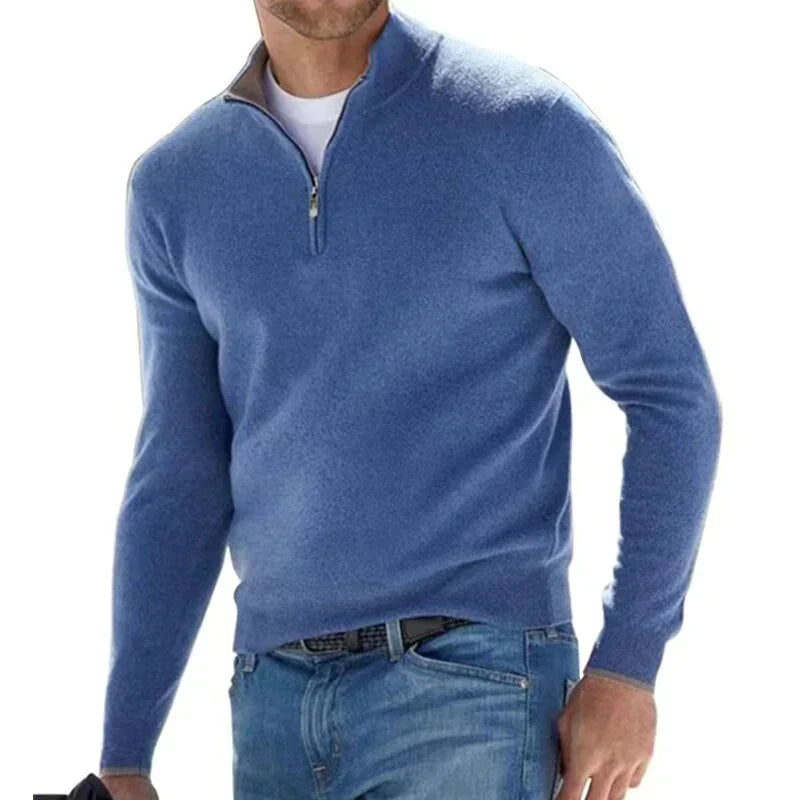 Jorrit - Trendy Reißverschluss Pullover voor Mannen