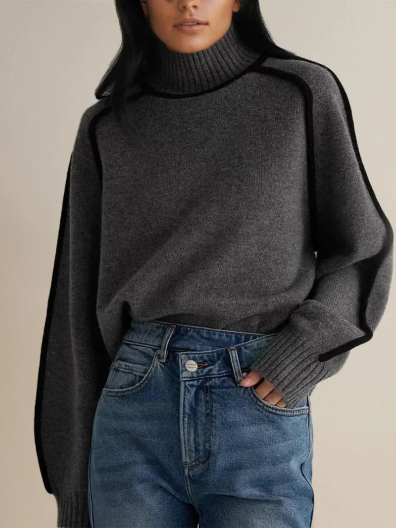 Dide - Stijlvolle rolkragenpullover voor dames