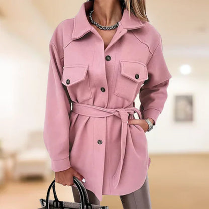 Misha - Stijlvolle warme trenchcoat voor dames