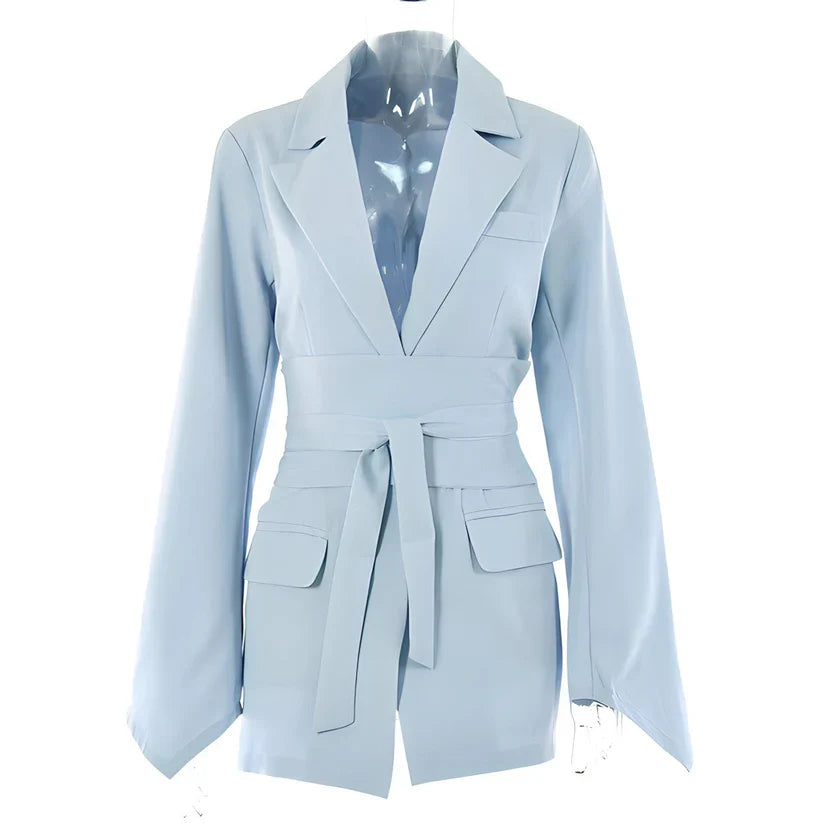 Luisa - Elegante blazer met riem voor dames