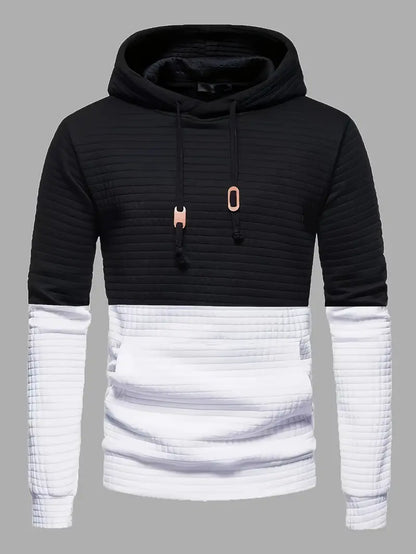 Lennard - Hippe Waffle Hoodie voor Mannen