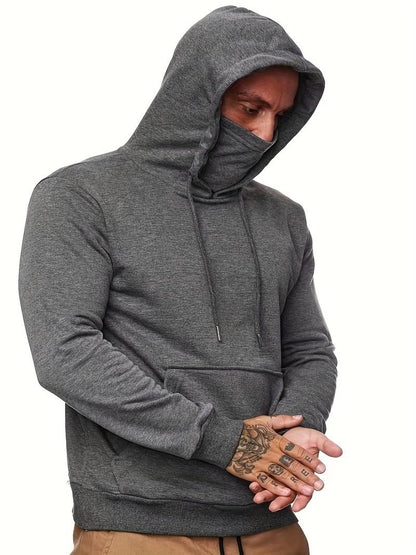 Maxim - Stijlvolle en comfortabele hoodie met ingebouwde masker voor heren