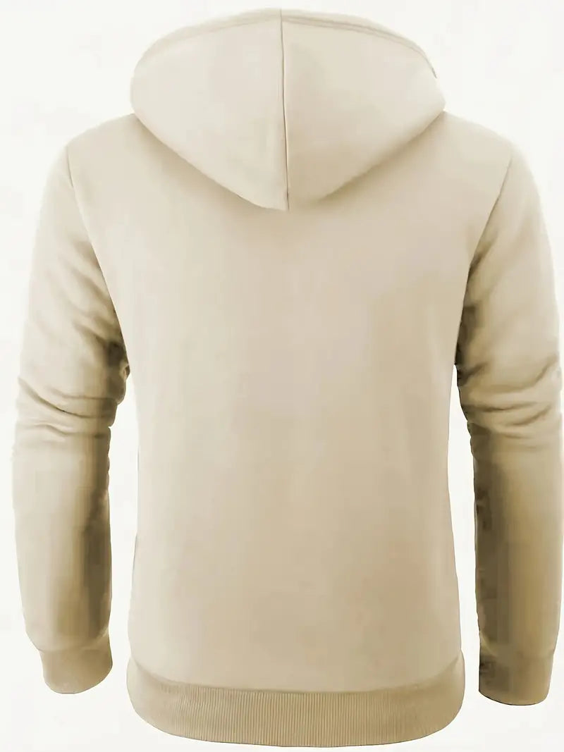 Rovan – Comfortabele heren hoodie met rits en warme voering