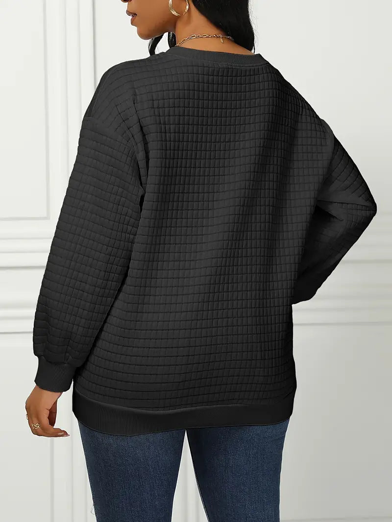 Galadriel - Stijlvolle en comfortabele wafelpullover voor dames