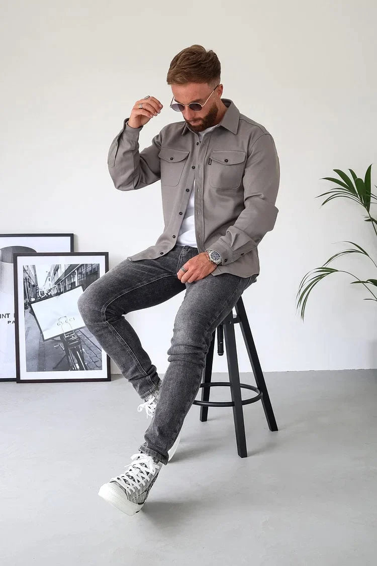 Wido - Stijlvol button-down overhemd voor moderne mannen