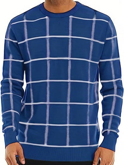 Kodiak - Trendy geruite pullover voor heren