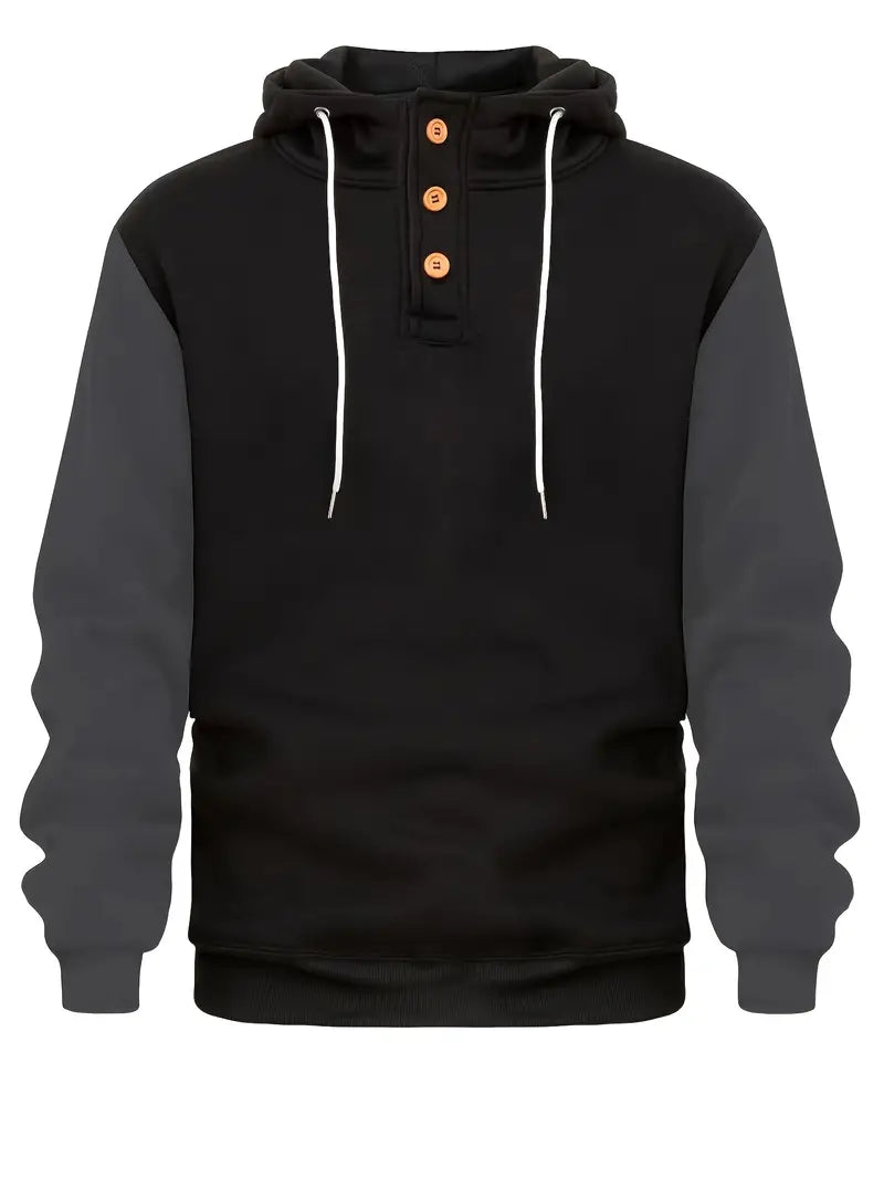 Benjamin - Casual Lange Mouw Hoodie voor Mannen