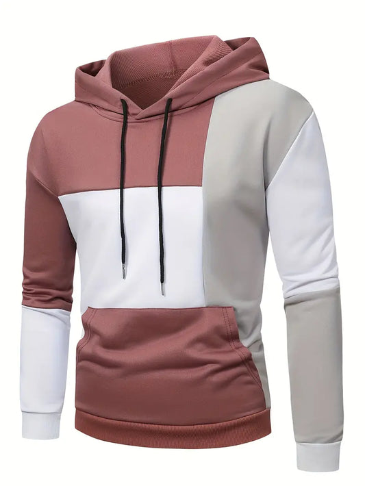 Kevin - Stijlvolle Kleurblok Hoodie voor Heren