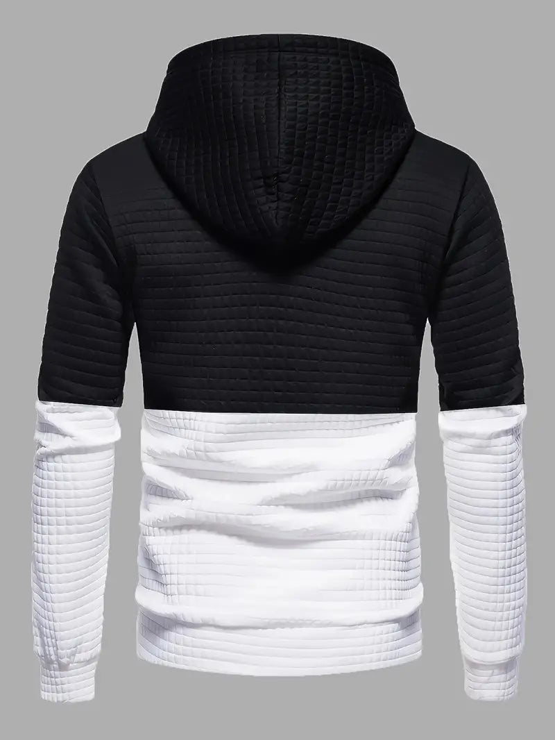 Lennard - Hippe Waffle Hoodie voor Mannen