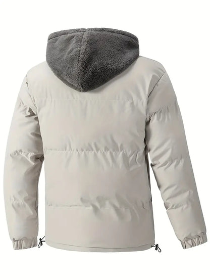 Bravon – Tweedelige heren pufferjas met capuchon voor winter en outdoor