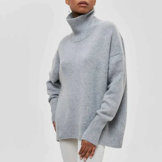 Andria - Trendy oversized rolkragenpullover voor dames