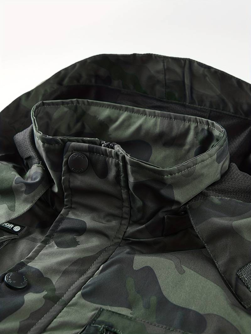 Maxton - Stoere camouflage cargojack voor heren