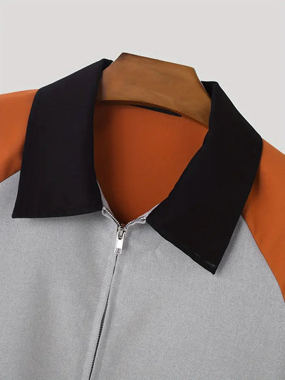 Monti- Casual colorblock jack voor heren