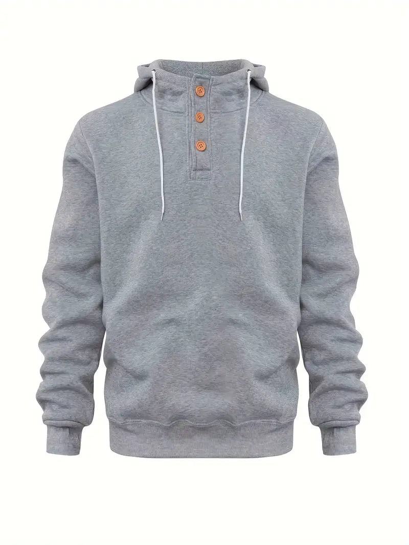 Benjamin - Casual Lange Mouw Hoodie voor Mannen