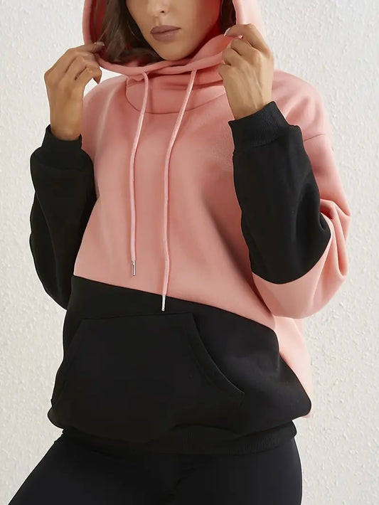 Zuleika - Trendy Kleurblokken Hoodie voor Dames